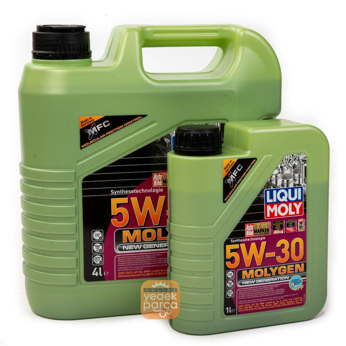 LIQUI MOLY 5W30 DPF Motor Oil Molygen New Generation — Fluids & Chemicals