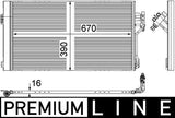 MAHLE AC761000P Climate Radiator - 639 Viano — Radiators & Fans