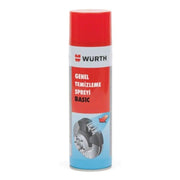 Würth Brake Cleaner 500 ml spray, Würth multi-purpose cleaning spray for vehicles, Würth Brake Cleaner in garage setting Würth Brake Cleaner Basic - Multi-Purpose Cleaning Spray for Mechanics & Car Owners | 500 ml Würth Brake Cleaner 500 ml - Essential Cleaning Spray wurth, brake-cleaner, cleaning-spray, auto-care, mechanics, car-owners, garage-supplies, automotive-products, cleaning-products, ai-generated