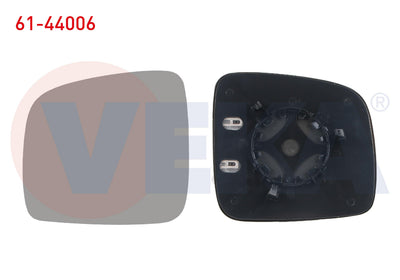Veka 61-44006 Mirror Glass Left Heated Aspheric VW Transporter T5 / Caddy — Mirrors