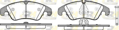 ROADHOUSE 21304.10 Brake Pad Front A4 07 > A5 07 > A6 11 > A7 10 > Q5 08 > — Brake Pads