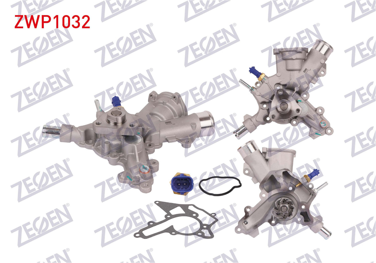 Zegen ZWP1032 Water Pump Opel Corsa C 1.4 2000-2006 / Agila A 1.0 12V 2000-2007 / Astra G 1.4 16V 1 — Water Pump & Thermostat