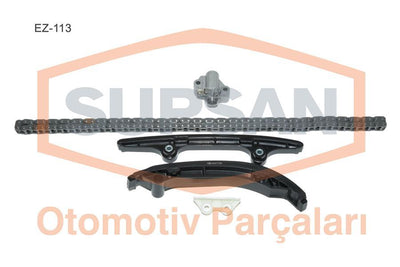 Supsan EZ-113 Camshaft Chain Set (Complete) Boxer III Jumper III Transit V347/V348 2.2 HDi 130/140Hp — Timing