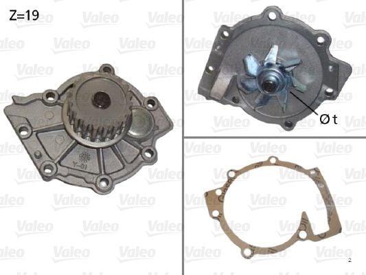 VALEO 506854 Water Pump - Engine Cooling for S60 S80 V60 V70 — Water Pump & Thermostat