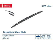 denso-dm-050-windshield-wiper, 20-inch-universal-fit-windshield-wiper DENSO DM-050 Windshield Wiper - 20 Inch Universal Fit for All Japanese Models | 500mm Length DENSO DM-050 Windshield Wiper - 20 Inch Universal Fit denso, windshield-wiper, universal-fit, 20-inch, car-accessories, vehicle-visibility, driving-safety, wipers, automotive-parts, ai-generated