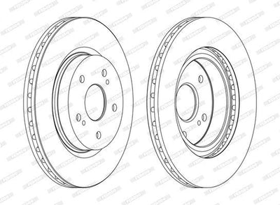 Ferodo DDF1635C Disc Front Grand Vitara 1.9D 2.0 05-15
