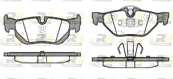 ROADHOUSE 21145.10 Brake Pad 1 Series E87 E82 E88 09 04 — Brake Pads