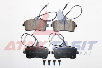 AP 05P1196 Brake Pad Front with Connector Peugeot 407 (6D) 1.6 HDi 110 Hp 2004-2011 / Peugeot 407 (6D) 1.8i 110 — Brake Pads