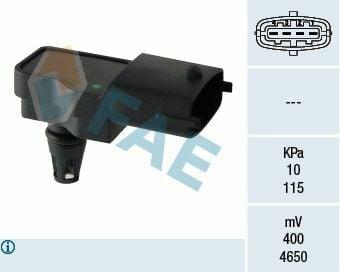 fae-pressure-sensor-front-view, fae-pressure-sensor-side-view FAE Pressure Sensor | Compatible with Doblo, Linea, GPunto, Evo, Bravo 1.2-1.4 | 4-Pin FAE Pressure Sensor – Fits Doblo, Linea, GPunto, Evo, Bravo car-parts, pressure-sensor, fae, automotive, engine-sensors, doblo, linea, gpunto, evo, ai-generated