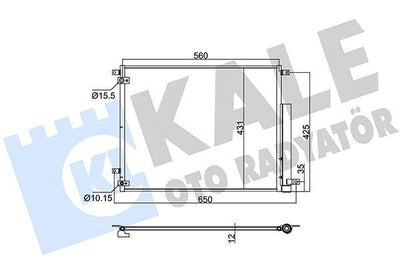 KALE Radiator 18-Cr-V 2.0 Dryer - Durable Aluminum Construction — Condensers & Evaporators