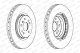 FERODO DDF1533C-1 Brake Discs - Performance for 4-Matic W166 2015-2019, C292 2015-2019, W251 2006-2012 — Brake Rotors & Drums