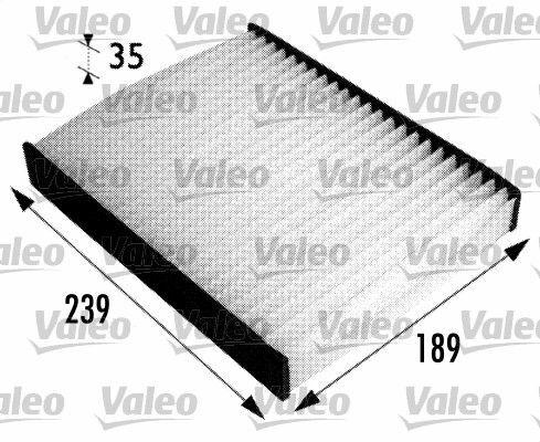 VALEO 698694 Cabin Filter - Compatible with Fiesta V 02-08 & Fusion 02-12, Mazda II — Air & Cabin Filters