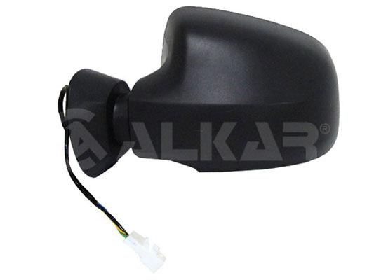 Alkar 6125594 Outer Rear View Mirror Left Electric Heated Yuvarlak Ayak Dacia Duster 2012-/ Dacia Logan 2008-2012 / — Mirrors