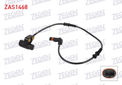 Zegen ZAS1468 ABS Sensor Front Left Mercedes A Series (W168) 97-04 / Vaneo (W414) 02-05 — Brake Sensors & ABS