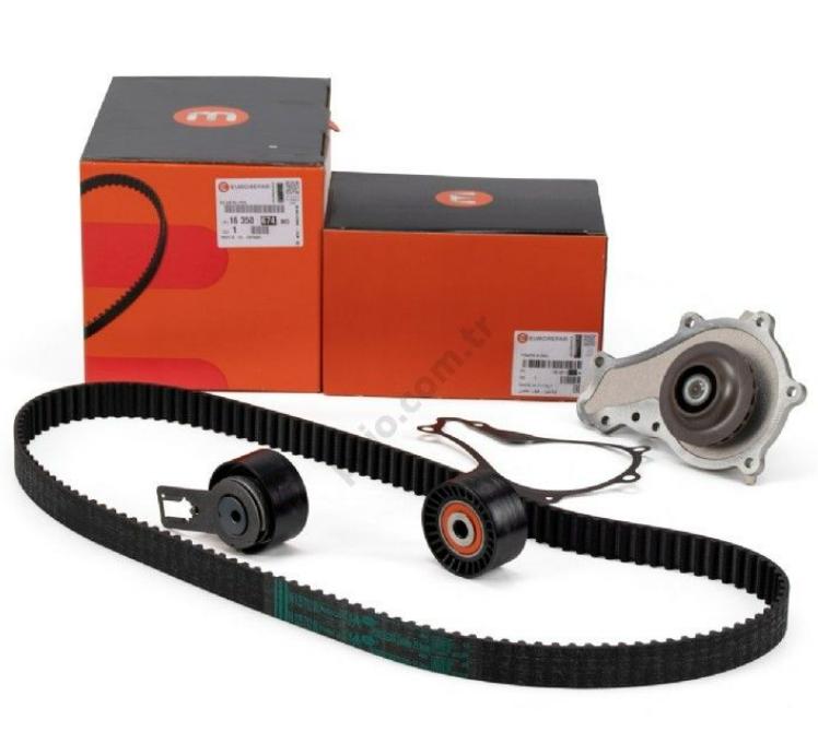 Eurorepar 1635067480 Peugeot 208 1.4 HDi Euro5 Timing ve Water Pump Set (206-207 / Citroen C3-DS3 / — Water Pump & Thermostat