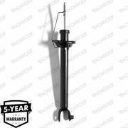 Front view of MONROE 23879 Rear Shock Absorber, Side view of MONROE 23879 Rear Shock Absorber, Close-up of MONROE 23879 Shock Absorber features MONROE 23879 Rear Shock Absorber (Right/Left) for Ford Ka 1.3 (1996-2008) MONROE 23879 Rear Shock Absorber for Ford Ka monroe, rear-shock-absorber, ford-ka, vehicle-parts, automotive, shock-absorber, car-repair, mechanics, suspension-parts, ai-generated