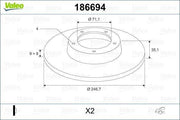 valeo 186694 rear brake disc, rear brake disc specifications, valeo automotive brake parts VALEO 186694 Rear Brake Disc - Reliable Performance for Car Owners and Mechanics | 9 mm Thickness, 247 mm Diameter VALEO 186694 Rear Brake Disc for Cars valeo, rear-brake-disc, car-parts, automotive-brake, mechanic-supplies, braking-system, car-maintenance, quality-brake-disc, solid-brake-disc, ai-generated