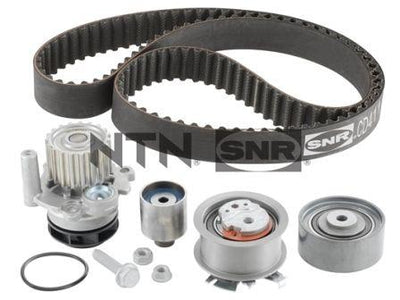 SNR KDP457500 Timing Camshaft Tensioner Set with Water Pump Passat Jetta III Golf V Touran Octavia — Water Pump & Thermostat