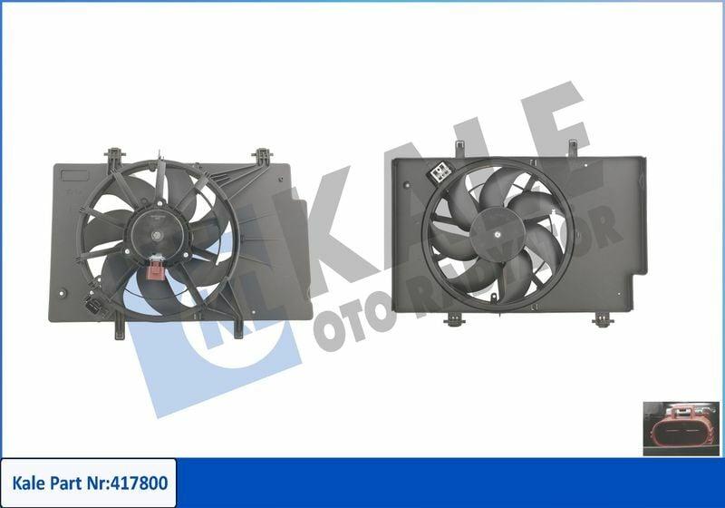 KALE 417800 Fan Motor - Cooling System for 08 Fiesta 1.4 TDCI, 1.5 Tdci, 1.6 Ti — Motors, Pumps & Antennas