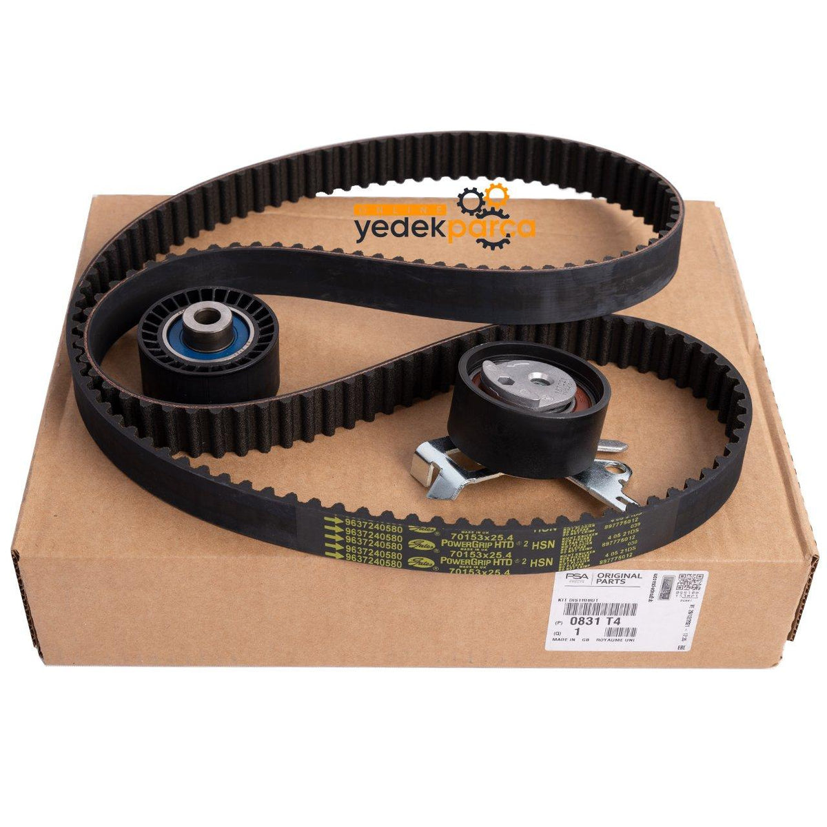 Peugeot 406 Timing Belt Set - Original Parts for 2.0 16Valf Motors — Belts