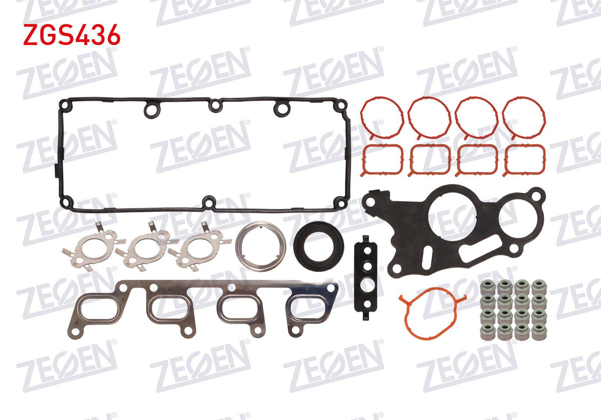 Zegen ZGS436 Upper Set Gasket Camshaft with Seal Caddy-Golf-Jetta-Polo 1.6 TDI — Timing
