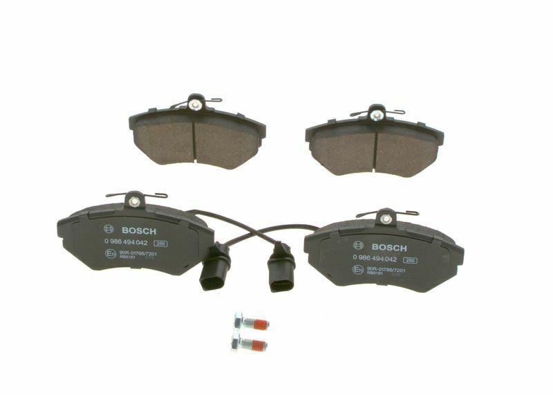 BOSCH Brake Pad Set View 1, BOSCH Brake Pad Set View 2 BOSCH Brake Pad Set 0986494042 - For Passat B5 & A4 Models | Low-Metallic Material BOSCH Brake Pad Set for Passat B5 bosch, brake-pads, passat-b5, audi-a4, car-parts, vehicle-safety, low-metallic, auto-accessory, mechanic-tools, ai-generated