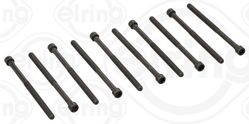 ELRING Cylinder Head Bolt Set - 10 Pieces for BMW B48/B38 — Cylinder Head & Block