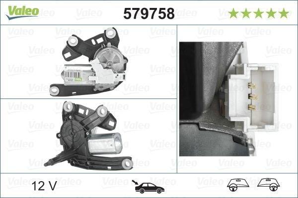 VALEO Rear Wiper Motor — Wipers