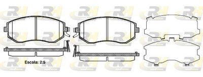 ROADHOUSE 2951.04 Brake Pad Brz 06 12 — Brake Pads