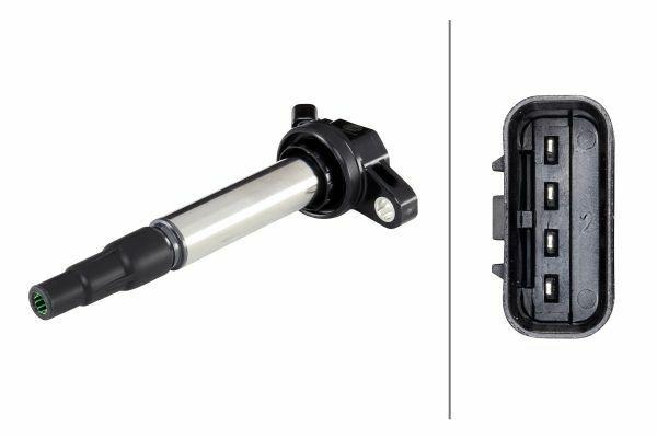 HELLA Ignition Coil - Compatible with Toyota Corolla, Auris, Verso — Coils & Plugs