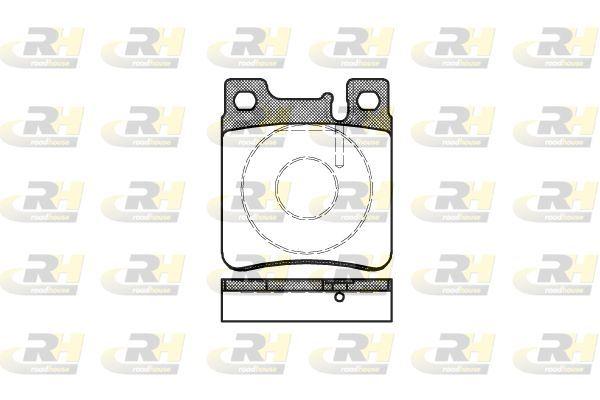 ROADHOUSE 2407.00 Brake Pad Crossfire 07 03 — Brake Pads