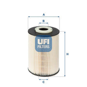 ufi diesel fuel filter for 2007 mondeo, technical specifications of ufi fuel filter, installation of ufi diesel filter for cars UFI Diesel Fuel Filter - 2007 Mondeo 2.0 TDCi for Car Owners & Mechanics | 4.5 in x 3.2 in UFI Diesel Fuel Filter for 2007 Mondeo 2.0 TDCi ufi, diesel-filter, 07-mondeo, fuel-filter, car-parts, automotive, mechanics, car-owners, ai-generated, engine-performance