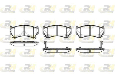 ROADHOUSE 2592.12 Brake Pad 200 Sx S14 11 93 — Brake Pads