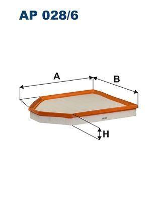 FILTRON AP028-6 Air Filter for 11-X3 (F25) & X4 (F26) — Air & Cabin Filters