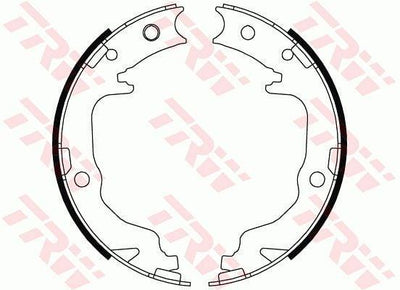 TRW GS8804 Drum Brake Shoes - Compatibility with Lancer, ASX, and Outlander — Brake Cables & Hardware