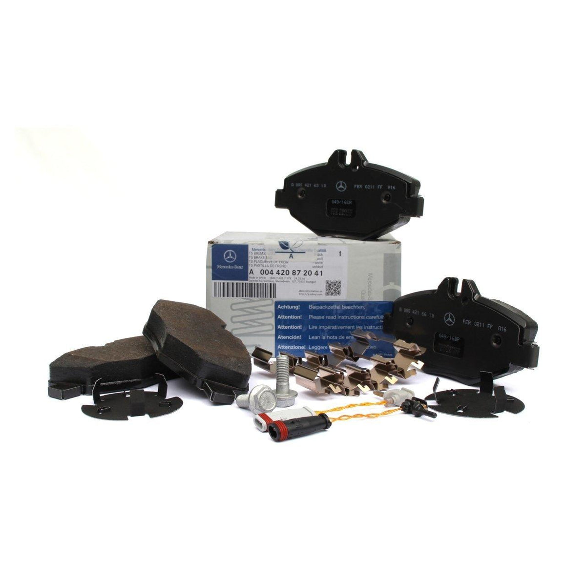 Mercedes-Benz E-Class E220 CDI Front Brake Pad Set - Original Quality Parts — Brake Pads