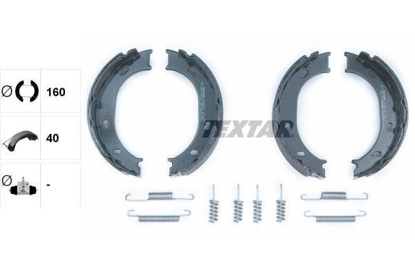 TEXTAR 91055100 Parking Brake Shoe — Brake Cables & Hardware