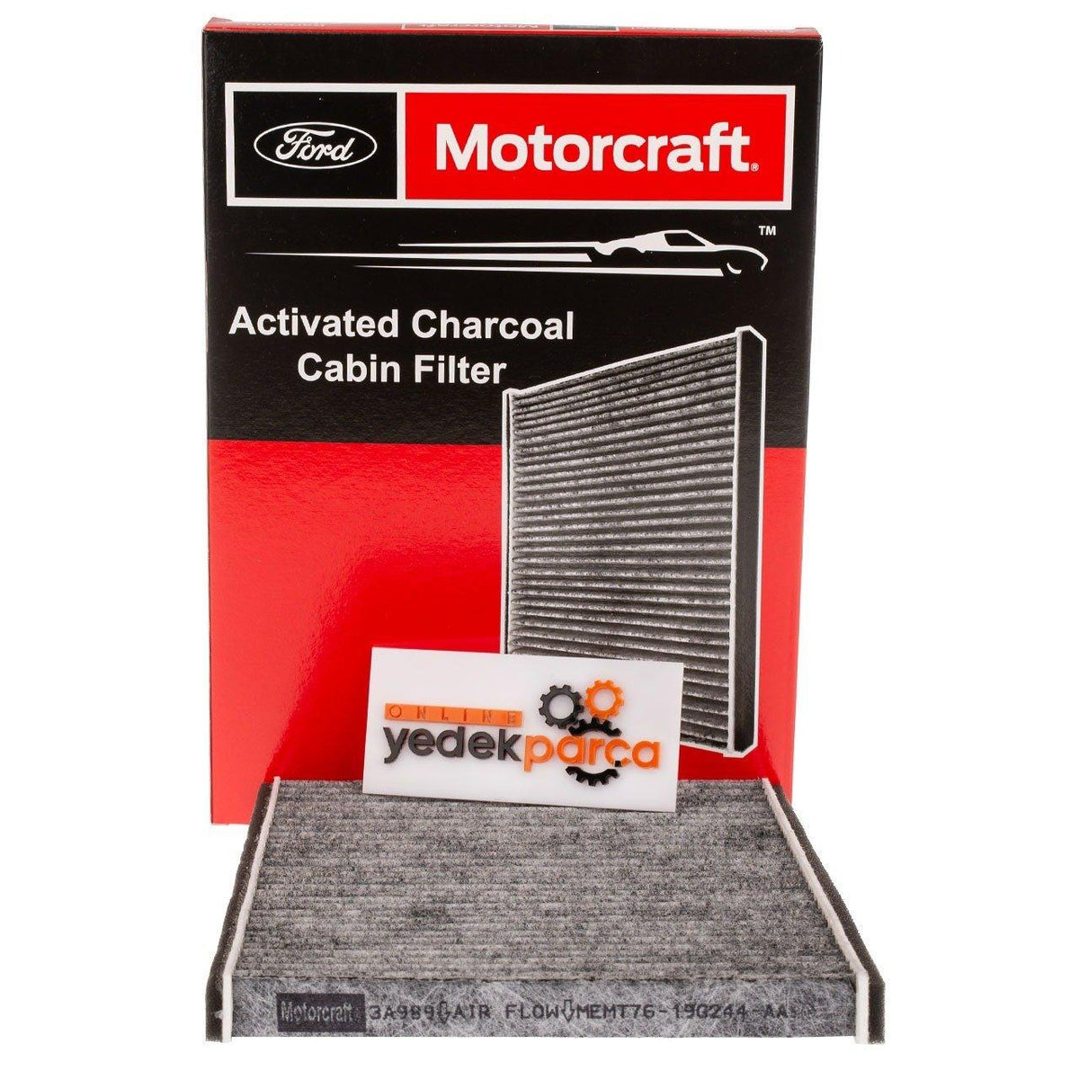 Ford Otosan MEMT7619G244AA Courier 2012-2021 with Carbon Cabin Air Filter Genuine Motorcraft — Air & Cabin Filters