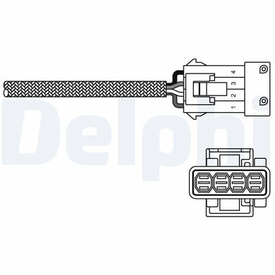Delphi ES20255-12B1 Oxygen Sensor (Peugeot P106) — Oxygen & Air-Fuel