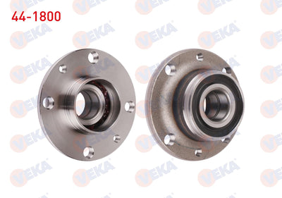 Veka 44-1800 Wheel Hub Left-Right Rear with Bearing 4 Bjn Fiat Linea 07-/ Doblo 01-10 / Palio 96-05 / Tempra — Hub Assemblies