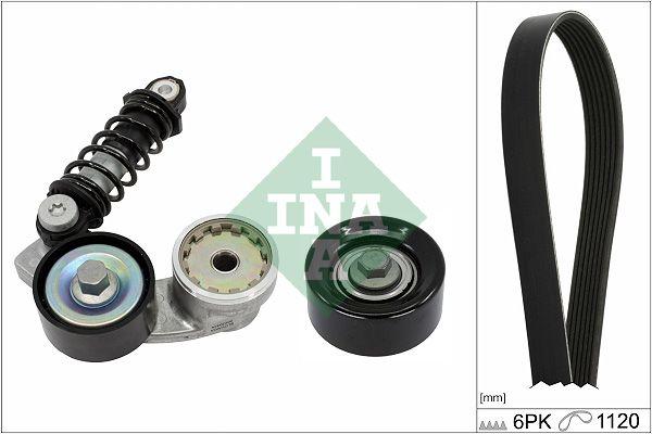 INA 529054610 V-Belt Set 18 > i30-I40-Tucson-Sportage-Ceed — Belts