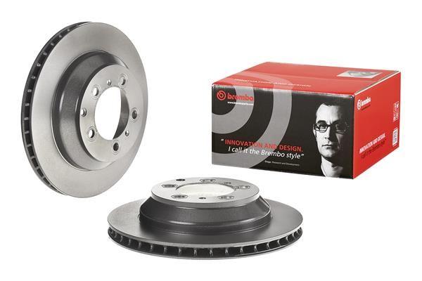 Brembo 09.C988.21 Brake Disc Rear Porsche Cayenne 17-UV Coated — Brake Rotors & Drums