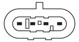 BOSCH Alt Oksijen Sensor 0258006375 - Alfa Romeo 147 105Hp 166 Mk2 — Oxygen & Air-Fuel
