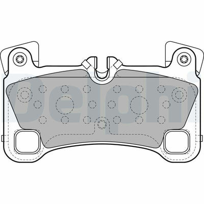 Delphi LP2118 Front Brake Pads for VW Touareg, Audi Q7, Porsche Cayenne