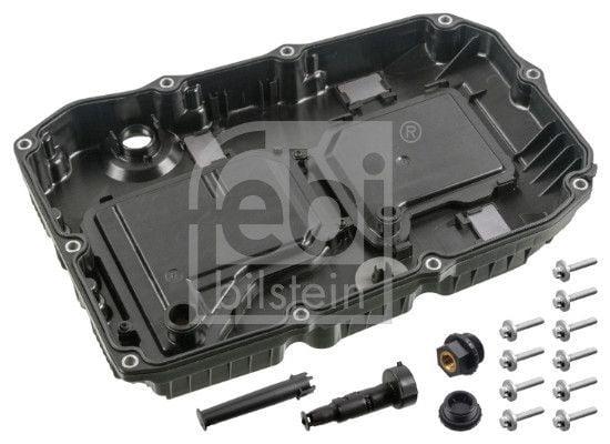 FEBI 185354 automatic transmission filter, Close-up of FEBI transmission filter specs, Installation example of FEBI 185354 filter FEBI 185354 | 9-Speed Automatic Transmission Filter - Reliable Hydraulic Performance for Automotive Technicians and Car Owners | Dimensions: 17.2 x 11.8 x 2.1 in FEBI 185354 | 9 Speed Automatic Transmission Filter feb-185354, 9-speed-filter, automatic-transmission, hydraulic-filter, automotive-parts, car-maintenance, automotive-technicians, car-owners, filter-installation, ai-gen