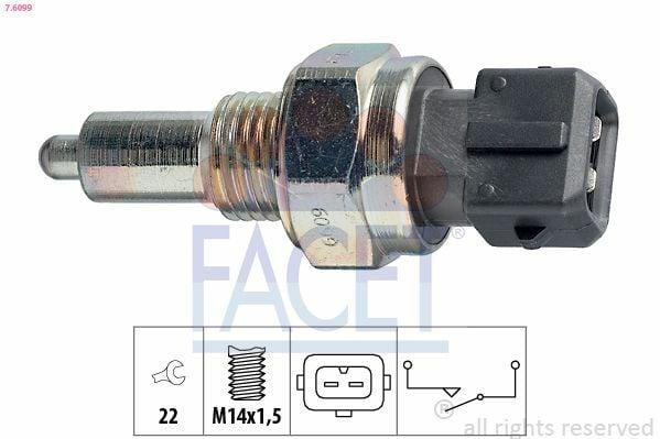 FACET 7.6099 Reverse Gear Switch - Mini R-50 Compatibility — Switches & Relays