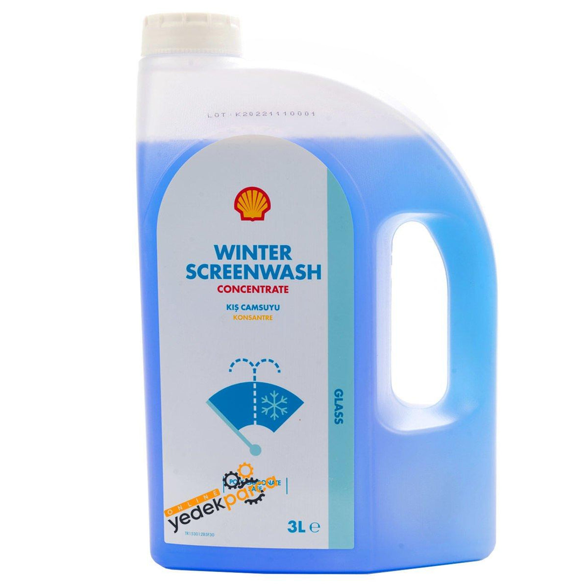 Shell CAMSUYU3LİTRE Winter Screenwash Concentrate 3 Litre (Kışlık Cam Suyu)