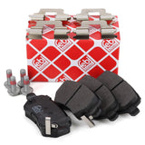 FEBI Brake Pad Set Rear for Opel Astra H - ECE R90 Approved — Brake Pads