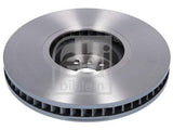 FEBI 180017 Brake Disc - High Carbon, Ventilated — Brake Rotors & Drums