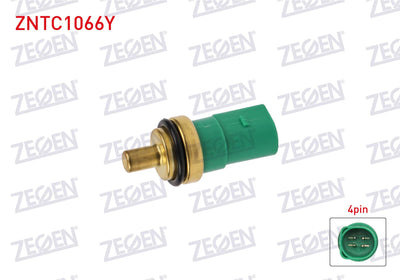 Zegen ZNTC1066Y Coolant Temperature (Ntc) Switch Green Volkswagen Golf IV 1.6 2000-2005 / Bora 1.6 2000-2005 / Skoda Octavia I 1.6 2000-2010 / Seat Leon 1.6 2000-2006 / Audi A4 1.9 TDI 1996-2001